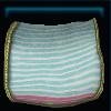 Turquoise beach saddle pad