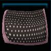 Spotty garden saddle pad