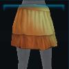 Orange wave skirt