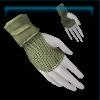 White beach gloves