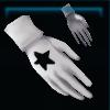 White VIP gloves