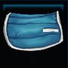Blue sporty saddle pad