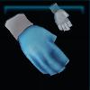Blue sporty gloves