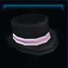 Black birthday hat