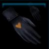 Dark blue sporty gloves