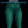 Green sporty pants