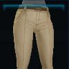 Champagne-colored elegant pants