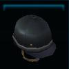 Black fall helmet