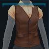 Brown city vest