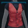 Red city vest