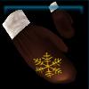 Brown Santa mittens