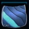 Blue Winter saddle pad