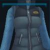 Blue & gray riding vest