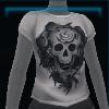 White skull sweater