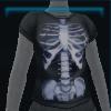 Black skeleton sweater