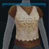 Mesh brown sweater