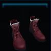 Red Winter boots