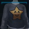 Knitted starry sweater
