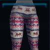 Knitted reindeer pants