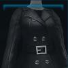 Black leather coat