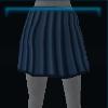 Blue pleated skirt