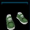 Green sailor shoes