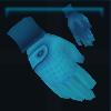 Ocean blue gloves