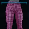 Pink checkered riding pants