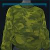 Green camouflage top