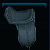 Dark blue saddle
