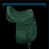 Pine green saddle
