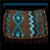 Ornate Western saddle pad