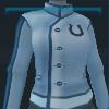 Blue riding jacket