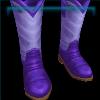Purple round toe cowboy boots