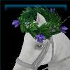 Breezy bluebell horse crown