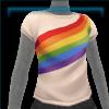 Retro Rainbows top