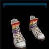 Retro Rainbows boots