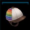 Retro Rainbows helmet