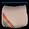 Retro Rainbows saddle pad