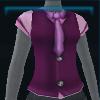 Pink school uniform top