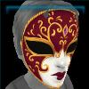Red Venetian Mask