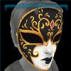 Black Venetian Mask