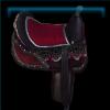 Crimson Count saddle