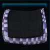 Purple checkered blanket