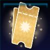 James' Gold Snow Ticket