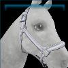 White Faux-Leather Halter
