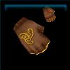 Embroidered Celtic gloves