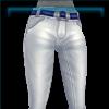 Raring racer pants with indigo belt