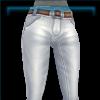 Raring racer pants with bronze belt