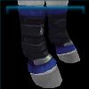 Raring racer leg wraps in indigo